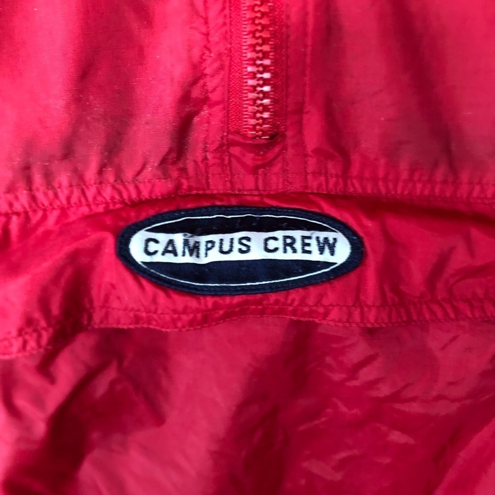 Vtg Quarter Zip Pullover Kangaroo Pouch Jacket - Picture 3 of 14